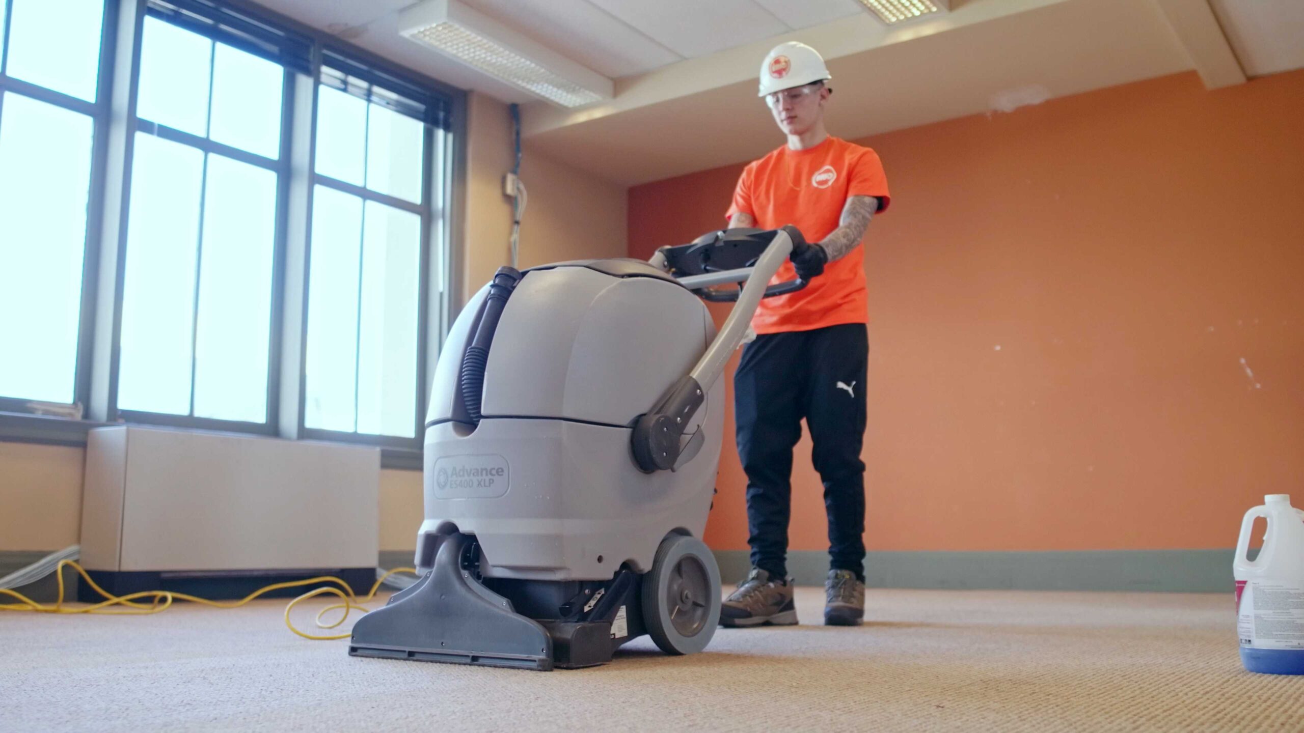 Nettoyage de finition et tapis