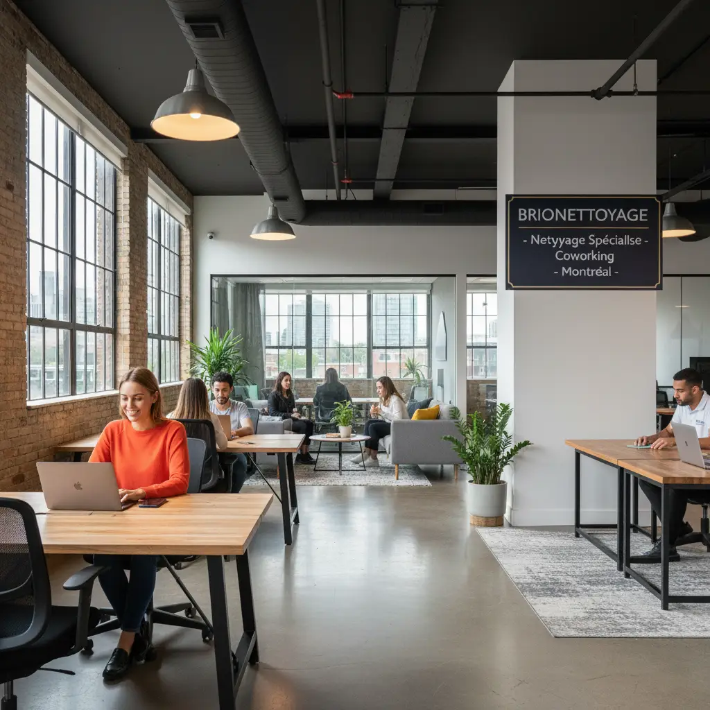 Entretien espaces de coworking partagés